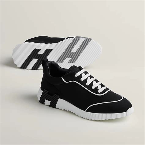 hermes bouncing sneaker black white|hermes bouncing sneaker black.